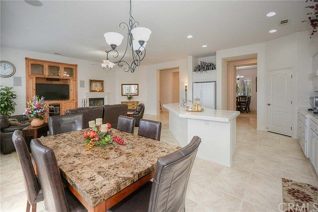 Family room with built ins.