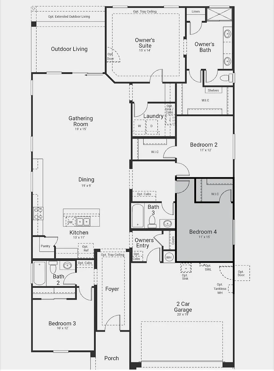 layout - 5322 W Jackalope Ln