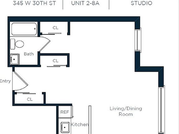 2nd image of 345 W 30th St APT 4A