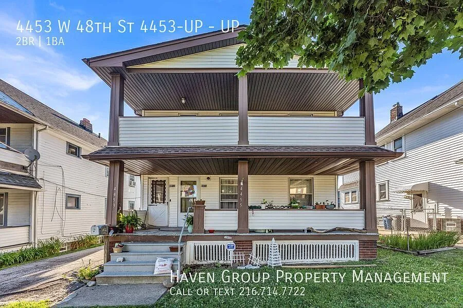 4453 W 48th St | UP, Cleveland, Ohio, 44144 - Spacious 2-bed 1-bath multi-family home! — Photo 1