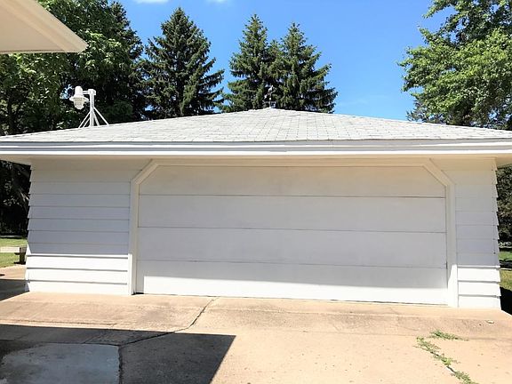 Detached over sized two car garage