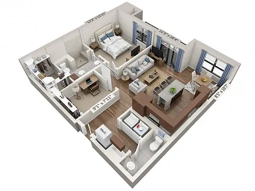 Floor plan Vibrato
