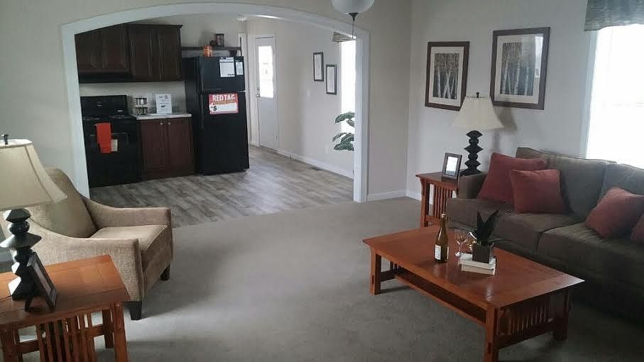 Living to Kitchen view