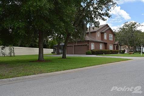 Side view of lawn