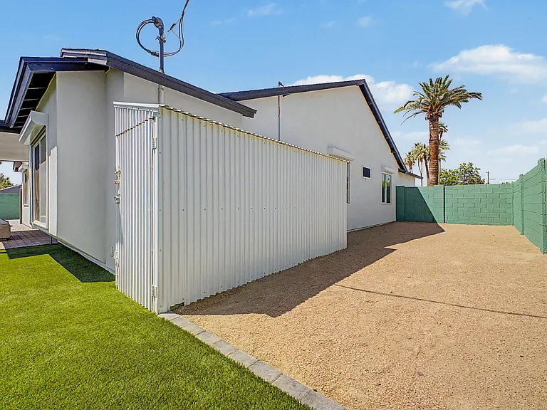 Side Yard / Metal Shed