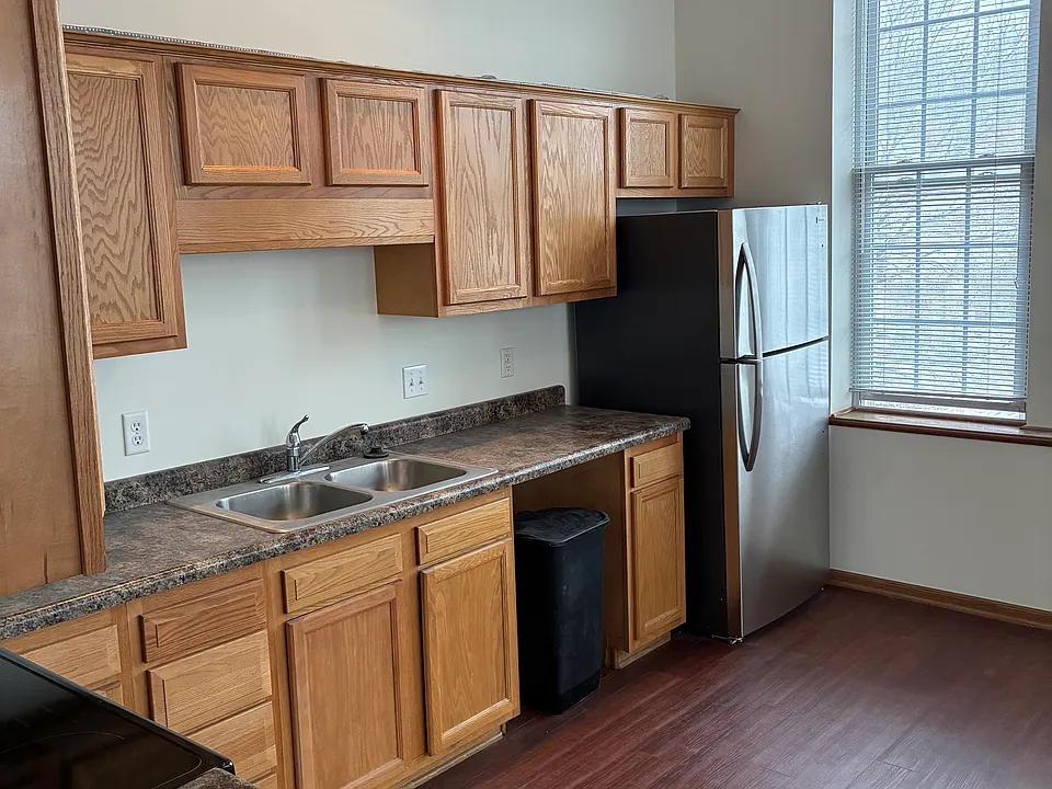 Kitchen from hallway.