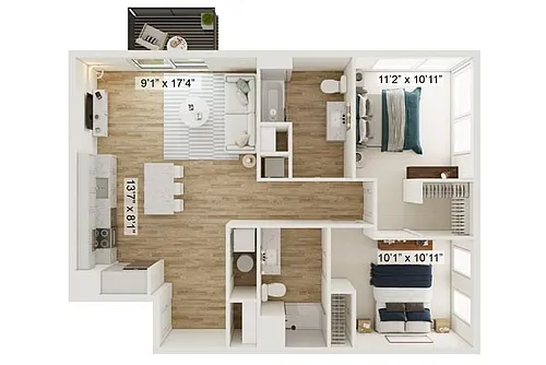 Floor plan The Homestead