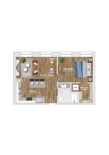 Floor plan MILL A4