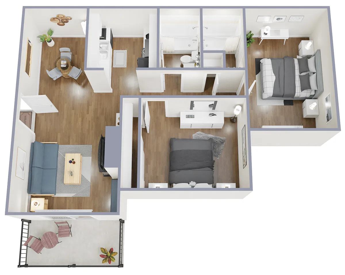 Floor plan B2D