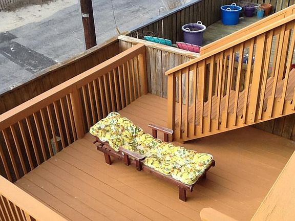 Terraced deck