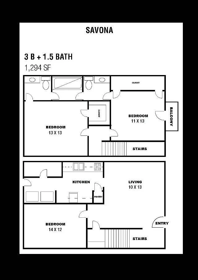 Floor plan Savona