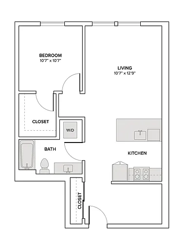 Floor plan A02D
