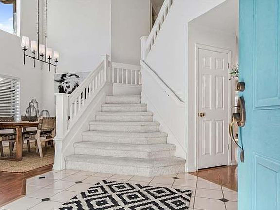 entrance into house with double door