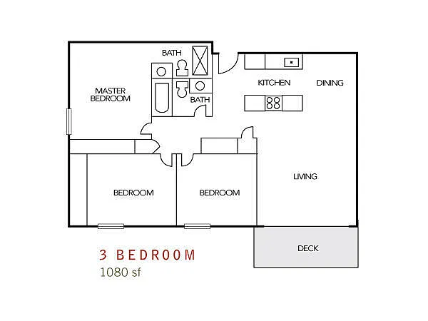 Floor plan 3X2U+