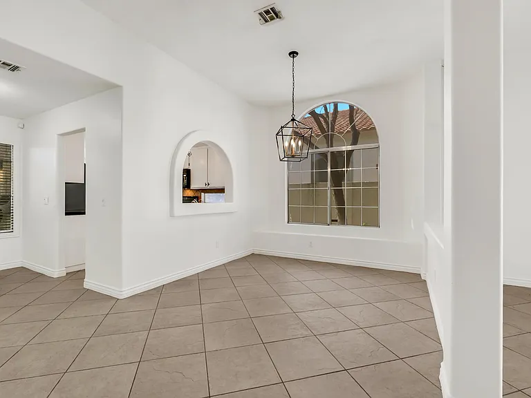 dining room, kitchen on the left