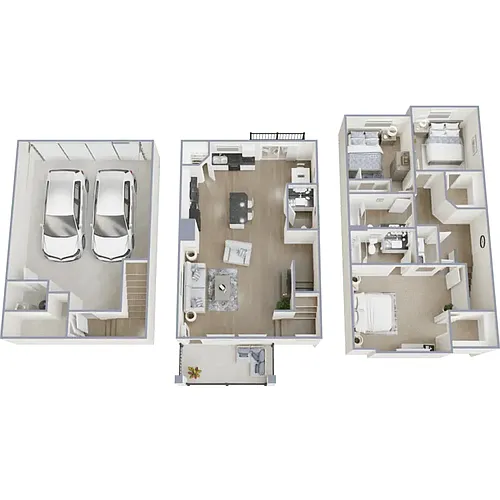 Floor plan Skyline - 3/2.5