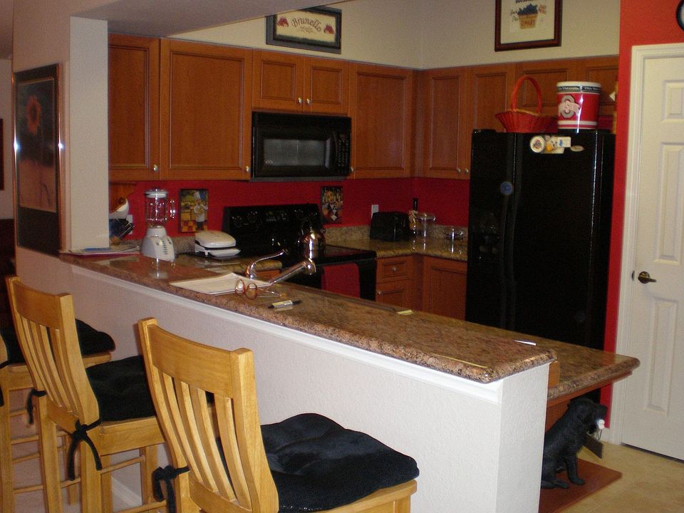 Custom Painted Kitchen, Granite Counters
