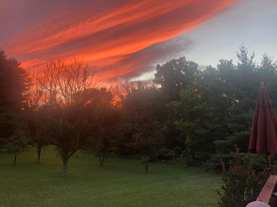 Unenhanced Sunset Photo Taken From Rear Deck!