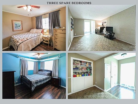 3 spare bedrooms