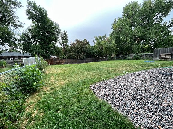 Large fenced-in backyard.