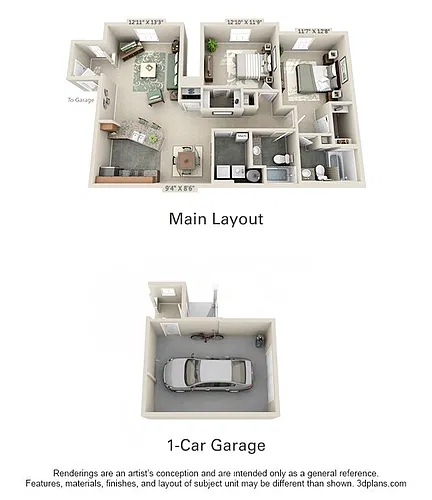 Floor plan The Carrington I