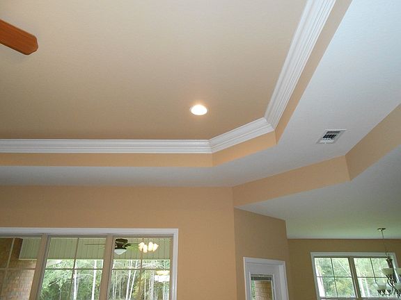 Trey Ceiling in the living r
