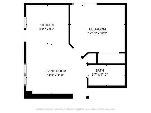 Floor plan Junior 1 Bed