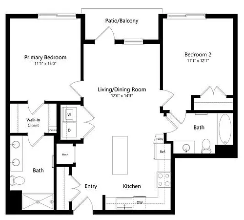 Floor plan B3