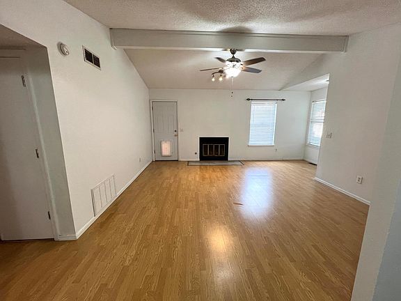 View of living room from kitchen area