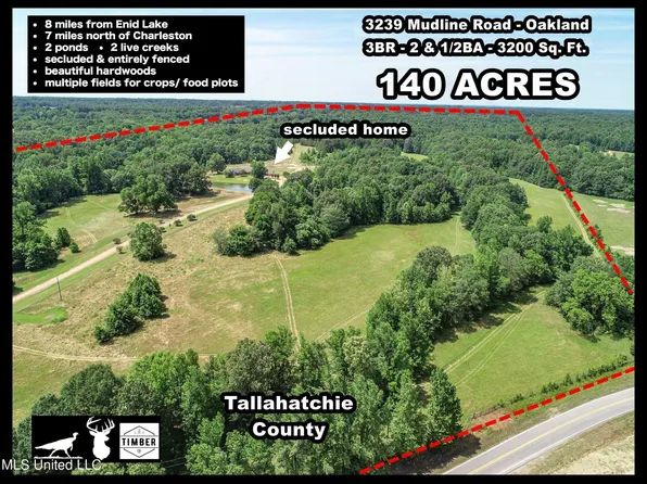3239 Mudline Rd, Oakland, MS 38948