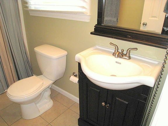 New floors, vanity, fixtures