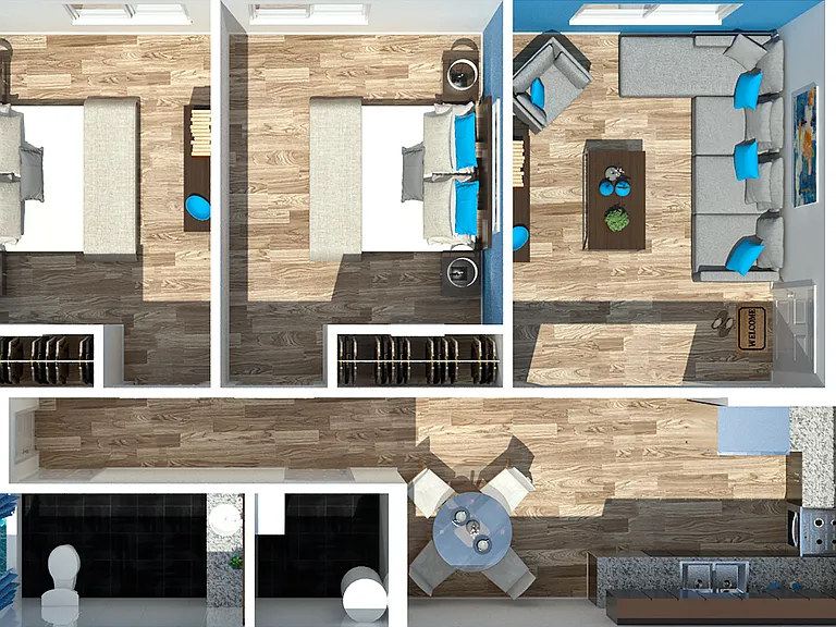 Two Bedroom Two Bedroom