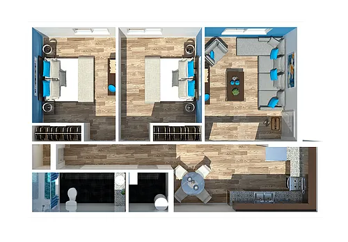Floor plan 2 Bedroom Winstead