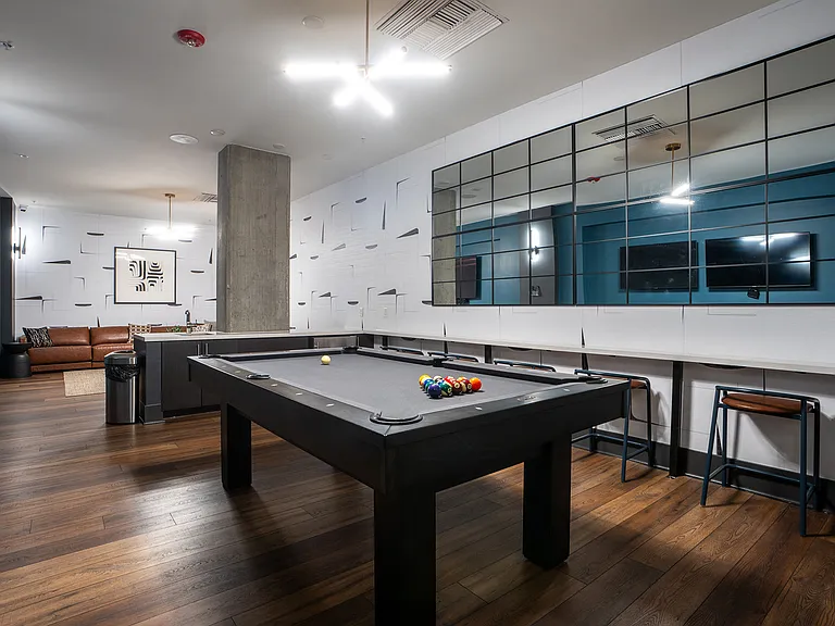 Brand new sports lounge with billiards &amp; arcade table