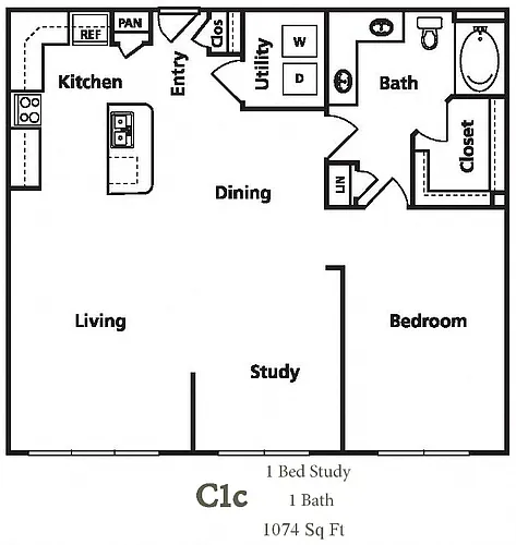 Floor plan c1c_524