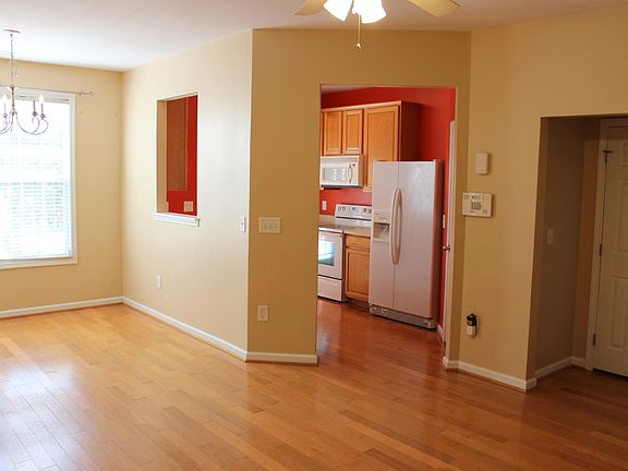 Living area with hardwood floors