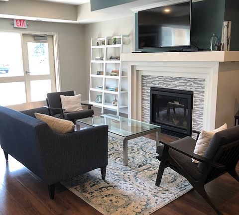 Community Room with fireplace
