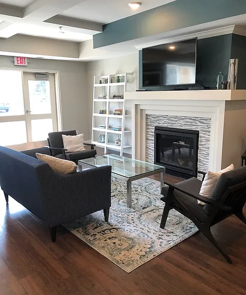 Community Room with fireplace