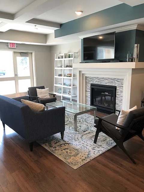 Community Room with fireplace