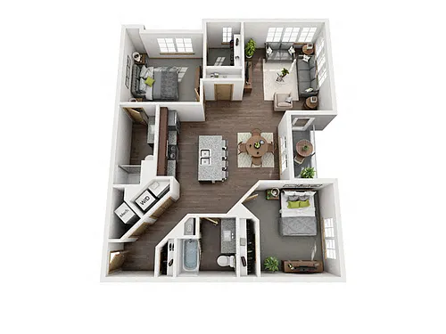 Floor plan 2X2 X