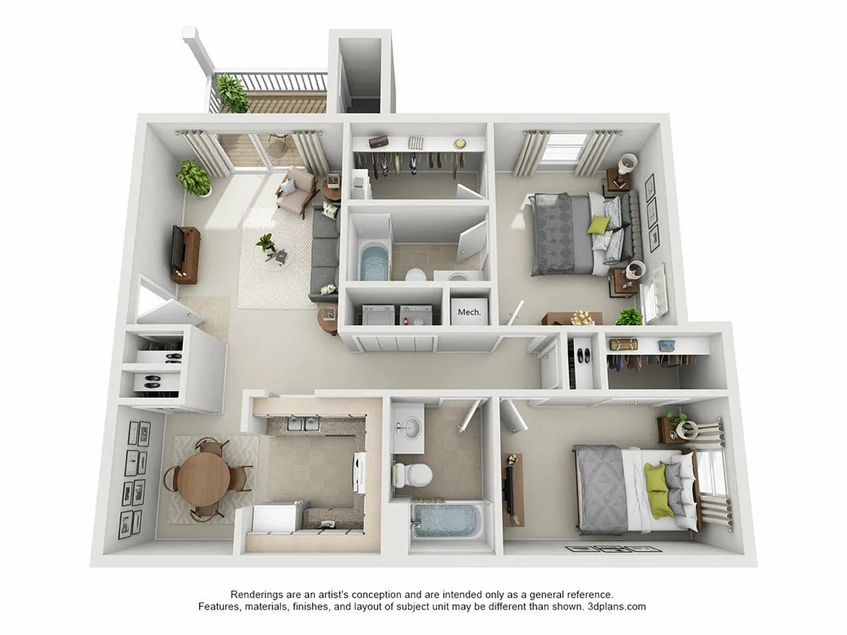 Floor plan B1R