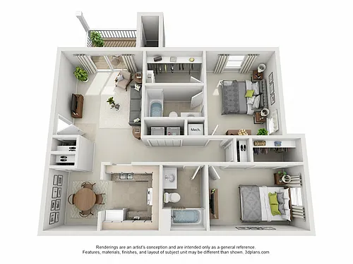 Floor plan B1R
