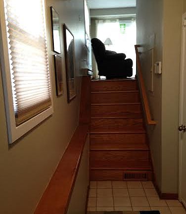 Entryway to living room