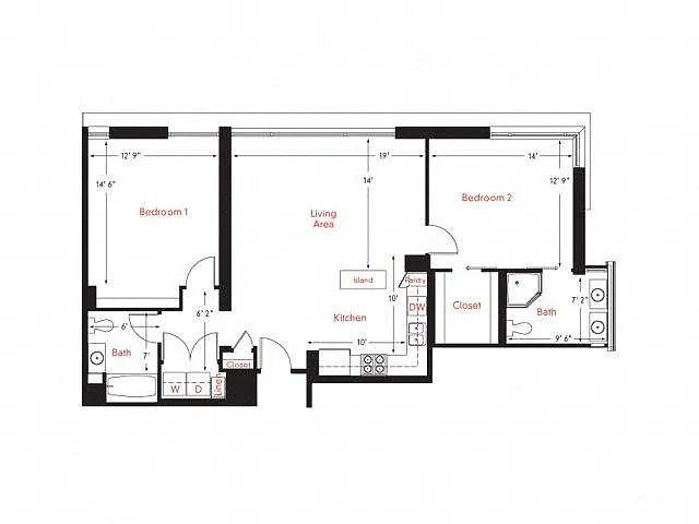 Floor plan D-2