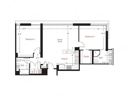 Floor plan D-2