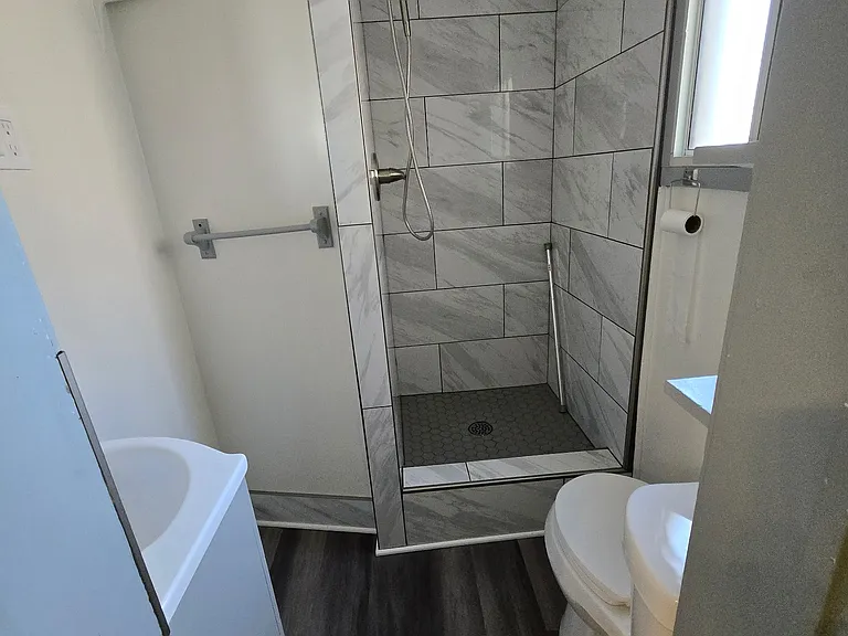 newly renovated bathroom