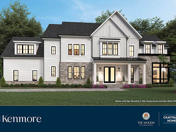 The Kenmore Floor Plan, 4 BR, 4 BA, 3-Car Garage, Single Family Homes by Craftmark Homes
