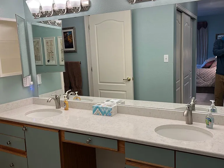 double sink vanity