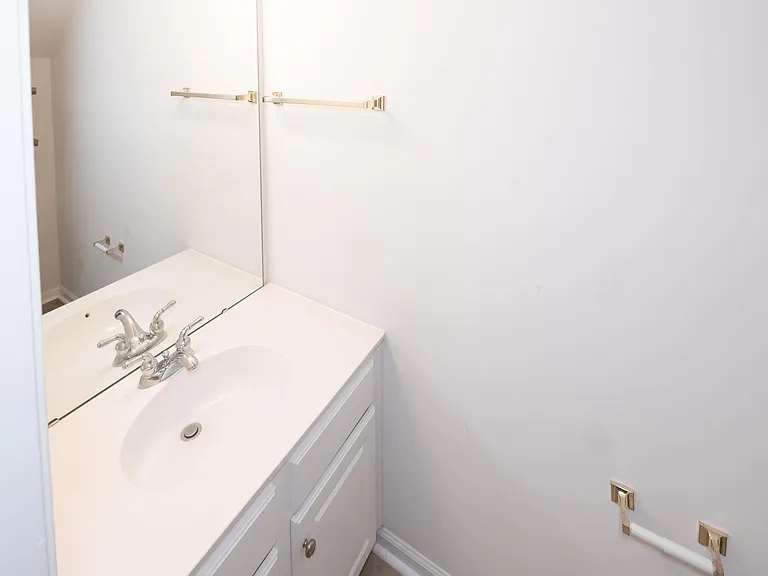First floor half bathroom