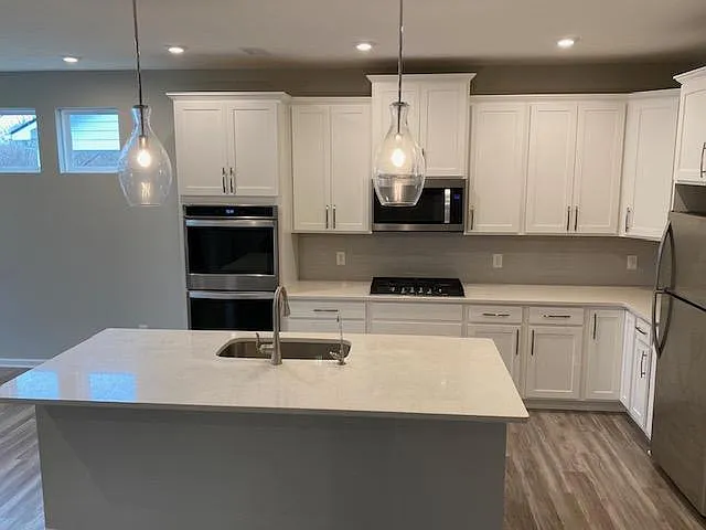 Kitchen open floor plan